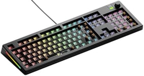 Glorious Gaming GMMK 3 Barebones : kit Clavier Gaming personnalisé, Clavier 100% mécanique, Joints modulaires, MX 5 Broches (Hot Swap), Mousse insonorisante, Plaque de Commutation alu, ISO - Noir