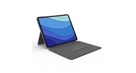 Logitech Combo Touch - Clavier et étui - avec trackpad - rétroéclairé - Apple Smart connector - QWERTZ - Suisse - gris oxford - pour Apple 12.9-inch iPad Pro (5ème génération)