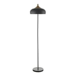 dar lighting GAU4922 Gaucho 2 Light Floor Lamp - Black