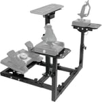 G25 Stand-Up Flight Gaming Simulator Cockpit Fit For 27 G29 G920 G923,Thrustermaster Tmx T150 T300 X52 X52pro X56,Hotas Warthog Racing Wheel Stand Not Included Wheel Pedals And Seat