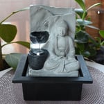 LED Eau Jeu Table Fontaine Gris Feng Shui Bouddha Design Sommeil Chambre Déco