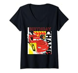 Disney and Pixar’s Cars Lightning McQueen Birthday Champ T-Shirt avec Col en V