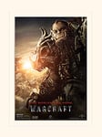 Pyramid International Warcraft (Blackhand) -Mounted Print Memorabilia 30 x 40cm, Paper, Multicoloured, 30 x 40 x 1.3 cm