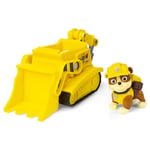 PAW Patrol Figur og Lekebil - Rubble: Bulldozer