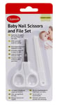 Clippasafe Baby Scissors & Nail File Set