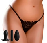 HOOKUP PANTIES Remote Lace Peel-a-Boo XL-XXL