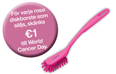 Diskborste - DeLaval - Rosa (World Cancer Day)