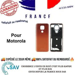 Original Vitre Arrière Back Cover Twilight Orange Pour Motorola E7 Plus