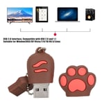 2GB USB Flash Drive Cute Cartoon Miniature USB2.0 Memory Stick For Data Storage