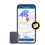 4G Tracker GPS Mini avec Carte SIM Zeerkeer Traceur GPS pour Vélo Enfants Moto Valise Traqueur GPS 1500mah Longue Veille Suivi de Localisation Petit mais Puissant GPS Tracker avec Magnétique étanche