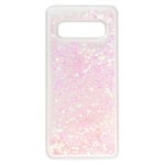 BABACO Coque pour Samsung S10 Plus Effet Paillettes Liquide Rose