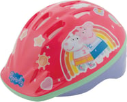 Peppa Pig Kids Bike Helmet, Adjustable Size 48-52cm, Ventilated, Robust EPS