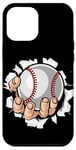 Coque pour iPhone 12 Pro Max T-shirt Take Me Out to The Ball Game pour les fans de baseball.