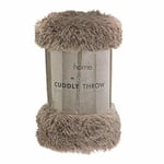 Catherine Lansfield Cuddly Throw Natural, 150x200cm