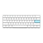 Ducky One 2 Pro Mini - tangentbord - QWERTZ - tysk - vit Inmatningsenhet