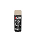 Julien Peinture Aérosol Intérieure et Extérieure Color Touch en Phase Aqueuse - Ivoire Satin - 400ml