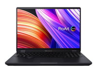 ASUS ProArt StudioBook Pro 16 OLED W7604J3D-MY012X - Conception de charnière à 180 degrés - Intel Core i9 - 13980HX / jusqu'à 5.6 GHz - Win 11 Pro - RTX 3000 Ada - 64 Go RAM - 1 To SSD NVMe - 16" OLED écran tactile 3200 x 2000 (3.2K) @ 120 Hz - Wi-Fi