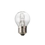 Halogen Krone/Illum pære Klar E27 28W 2700K 370 lumen SE277024028