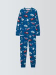 LEGO Kids' City Print Cotton Pyjama Set, Blue/Multi