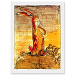 Painting Book Cover Williams Velveteen Rabbit Nicholson Artwork Framed Wall Art Print A4