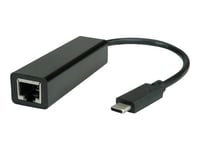 VALUE USB 3.1 to Gigabit Ethernet Converter - Adaptateur réseau - USB-C 3.1 - Gigabit Ethernet - noir