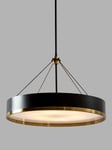 Pure White Lines Moscow Large Drum Pendant Ceiling Light
