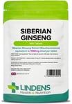 Siberian Ginseng 1000mg 100 Tablets Energy Lindens UK