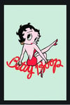 Betty Boop Mirror - Betty Sitting On Her Name 30cm x 20cm