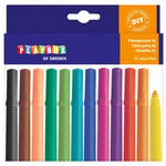 Playbox Tuschpennor Jumbo - Basfärger 12 st