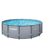 Piscine Tubulaire Ronde FunsicleØ 4,57m x h1,22m Marron