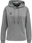 hummel Women's Hmlcore Xk Poly Hood Sweat Woman Sweatshirt Grey Melange