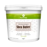 1KG Shea Butter Organic - Unrefined, Cold Pressed, 100% Pure, Raw & Natural - UK