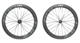 Paire de roues zipp 404 firecrest tubeless 700 disc   12x100   12x142mm   noir blanc