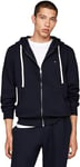 Tommy Hilfiger Sweat à Capuche avec Fermeture Éclair Homme Essential Fleece Zip Through avec Poches, Bleu (Desert Sky), S