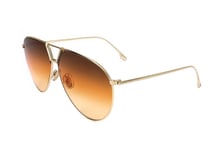 Lunettes de Soleil Victoria Beckham VB208S 702 GOLD/BROWN 64/10/ Femme