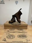 NPS SOLOVAIR Brown Gaucho Waxy Greasy 8 Eye Derby Boot! UK8.5! New! Only£149!