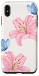 Coque pour iPhone XS Max Fleurs floraison Tiger Lily Fleurs Esthétique Y2K