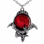 ALCHEMY BLOOD MOON BAT PENDANT - Gothic  American Horror Story + VELVET POUCH