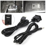 2 USB AUX EXTENSION CABLE ADAPTER FLUSH MOUNT PANEL HDJOB MOUNTING CAR BOAT