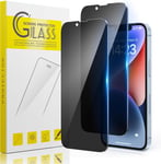 Verre Trempé Anti-Espion Pour Iphone 14, 13, 13 Pro 6,1 Pouces, Vitre Protection Pour Iphone 14/13/13 Pro Écran Film, [Sans Bulles][9h Dureté][Facile À Installer]