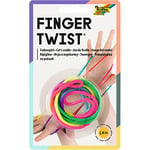 folia 33177 Finger Twist Jeu de Fils pour garçons et Filles à partir de 5 Ans Motif Arc-en-Ciel Tendance Longueur env. 160 cm