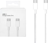 Vega Usb Cable Usb-C To Usb-C White Mll82zm/A 2M Iphone Pd Box Appx>