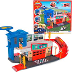 Palo- ja poliisiautotalli 2-in-1 Jada Toys Fireman Sam