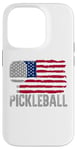 iPhone 14 Pro Pickleball American Flag July 4 Independence Day Case