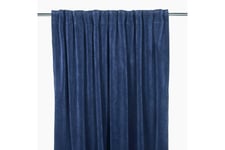 Sammetsgardin Velvet Multibandslängd 2-pack 280 cm Marinblå - Fondaco Hanklängd