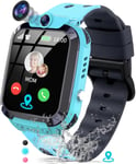 Montre Connectée Enfant Gps Téléphone Sos Réveil Jeux Modèle De Classe Ip68 Étanchéité Montre Enfant Gps Tracker Enfant Cadeau De Anniversaire 3-12 Ans Garcon Fille