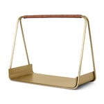 Ferm Living - Port Wood Basket Brass - Korgar och lådor - Guld