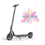 SHUAI- Folding Compact Electric Scooter 250W Brushless Motor Adjustable Three Speeds Maximum Speed 24KM/H Drive 20KM 3.5 Hours Fast Charging Load 120kg