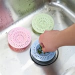 Hair Catcher Bath Drain Shower Tub Strainer Cover Sink Trap Basi Green