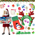 Adventtikalenteri 2023, Fidget Toys Pack joulukalenteri Fidget Advent Calendar, hauska adventtikalenteri lapsille ja aikuisille